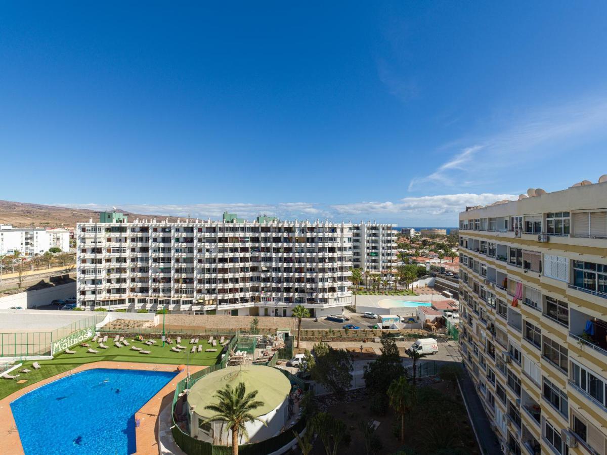 Top Floor Sea View Central Holiday Home Maspalomas  Eksteriør bilde